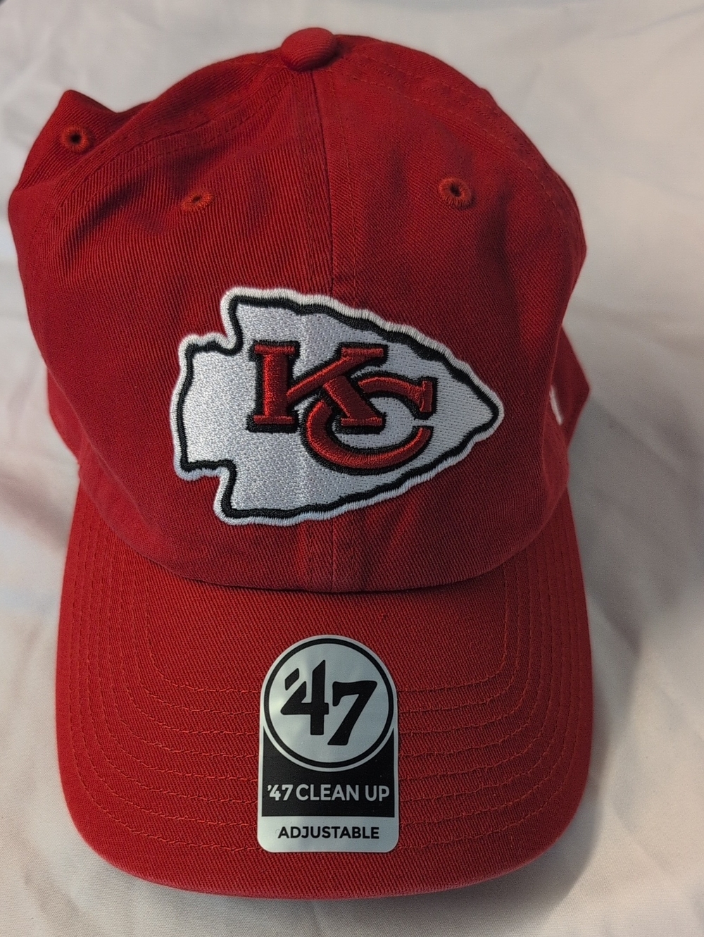 47 Adjustable Kansas City Chiefs Logo Baseball Cap NWT